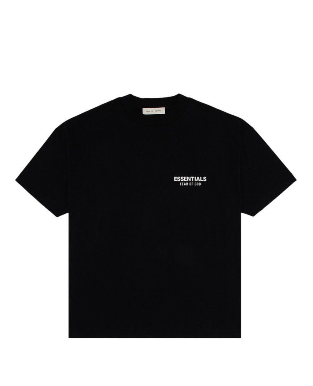 Essentials Fear of God SS 25 Classic Jet Black T Shirt