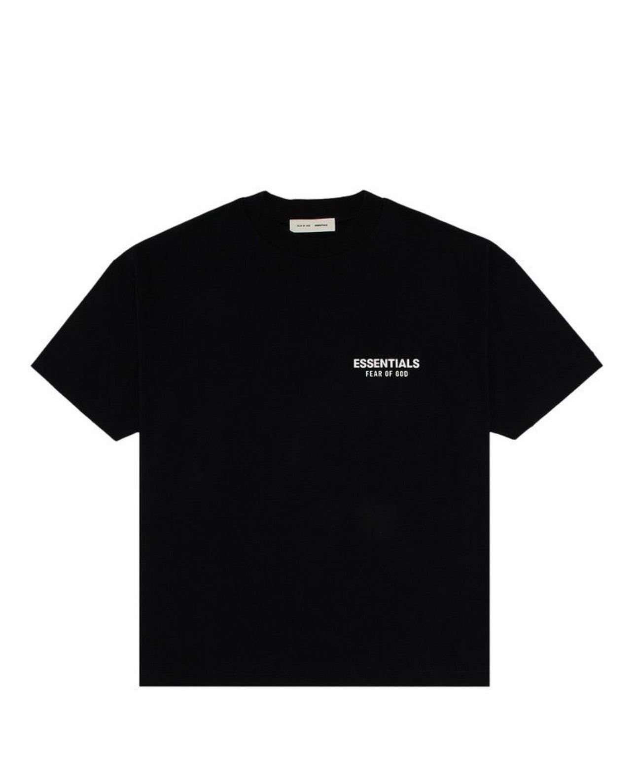 Essentials Fear of God SS 25 Classic Jet Black T Shirt
