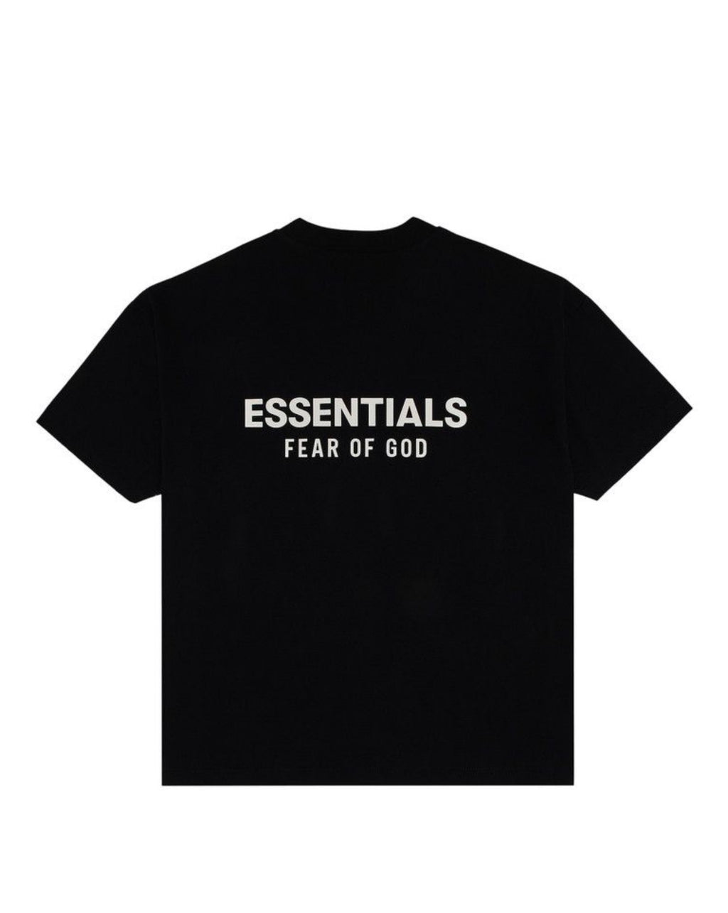 Essentials Fear of God SS 25 Classic Jet Black T Shirt